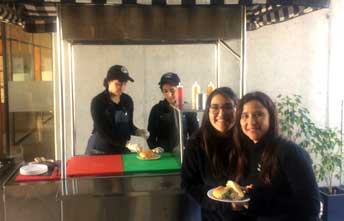 Carrito de comida para matrimonio, fiesta o evento